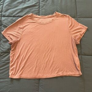 TAVI Cropped ShortSleeve Workout Top